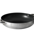 Non-stick frying pan with 2 handles