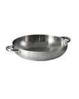 Aluminum frying pan with 2 handles